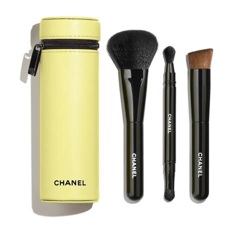 chanel brush set limited edition|chanel makeup brushes set.